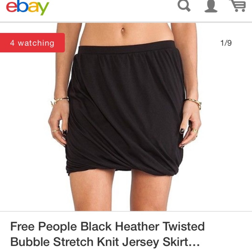 Free People Twisted Bubble Mini Skirt - dark pink